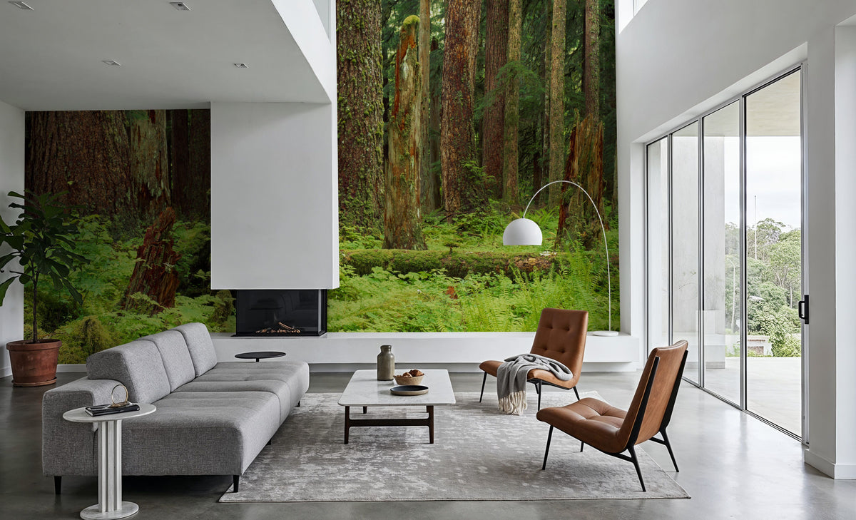 Forest Floor Mural Wallpaper - room preview 05