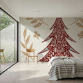 Holiday Form IX Color Mural Wallpaper - room preview 05