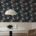 Floral Fireworks Mural Wallpaper - room preview 05