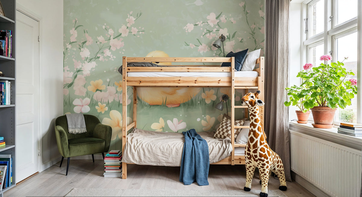 Dear Duckling Mural Wallpaper - room preview 05