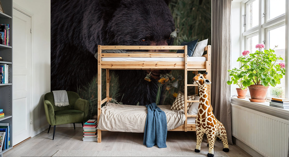 Hungry Bear Mural Wallpaper - room preview 05