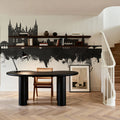 Peterborough England Skyline Black & White Mural Wallpaper - room preview 05