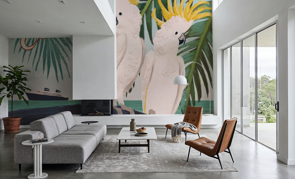 Welcome to Paradise IV Mural Wallpaper - room preview 05