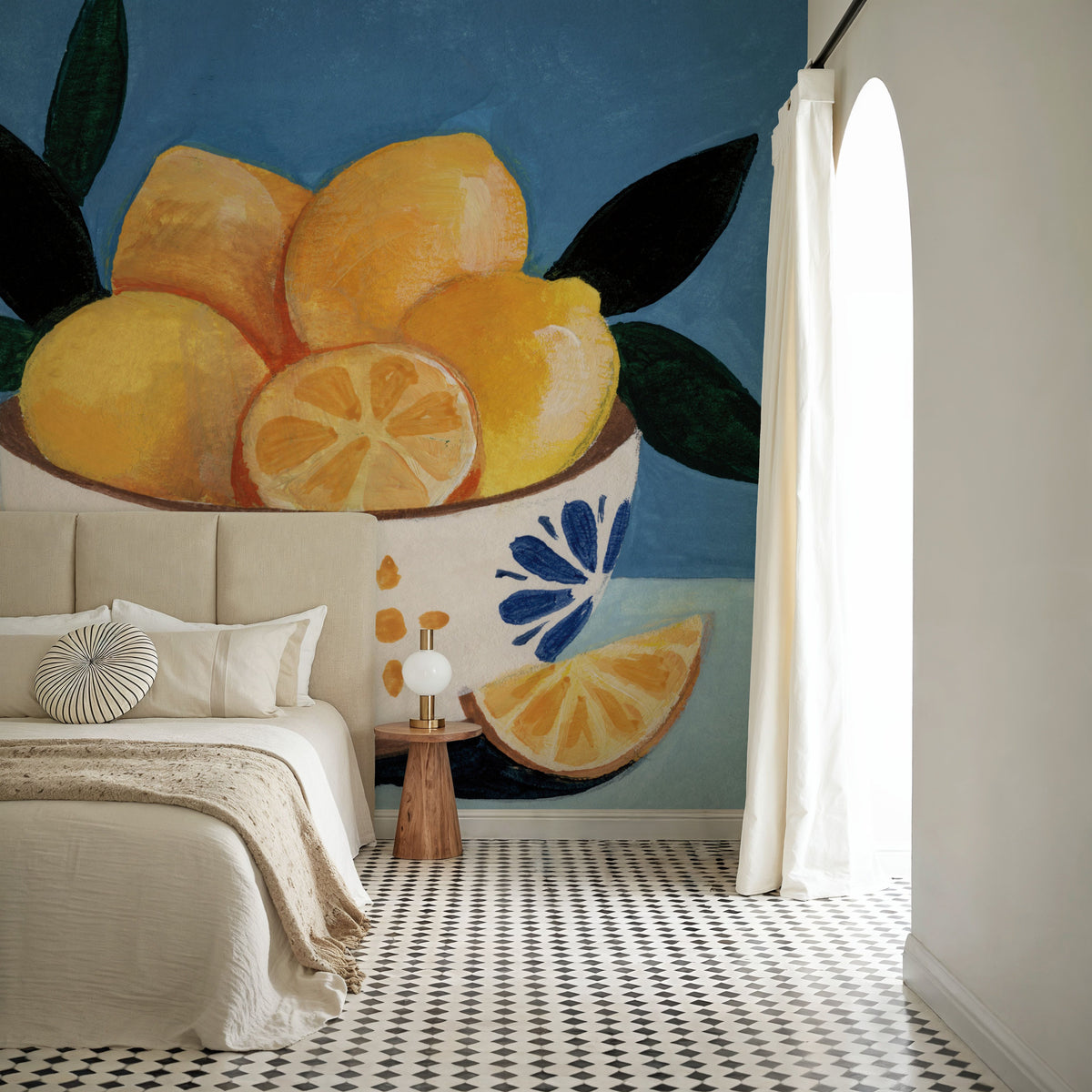 Lifes Bowl of Lemons Mural Wallpaper - room preview 05