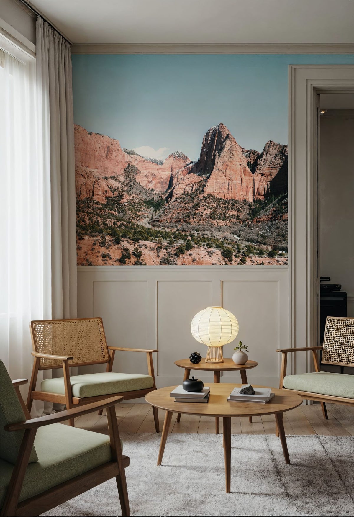 Kolob Canyons Mural Wallpaper - room preview 05