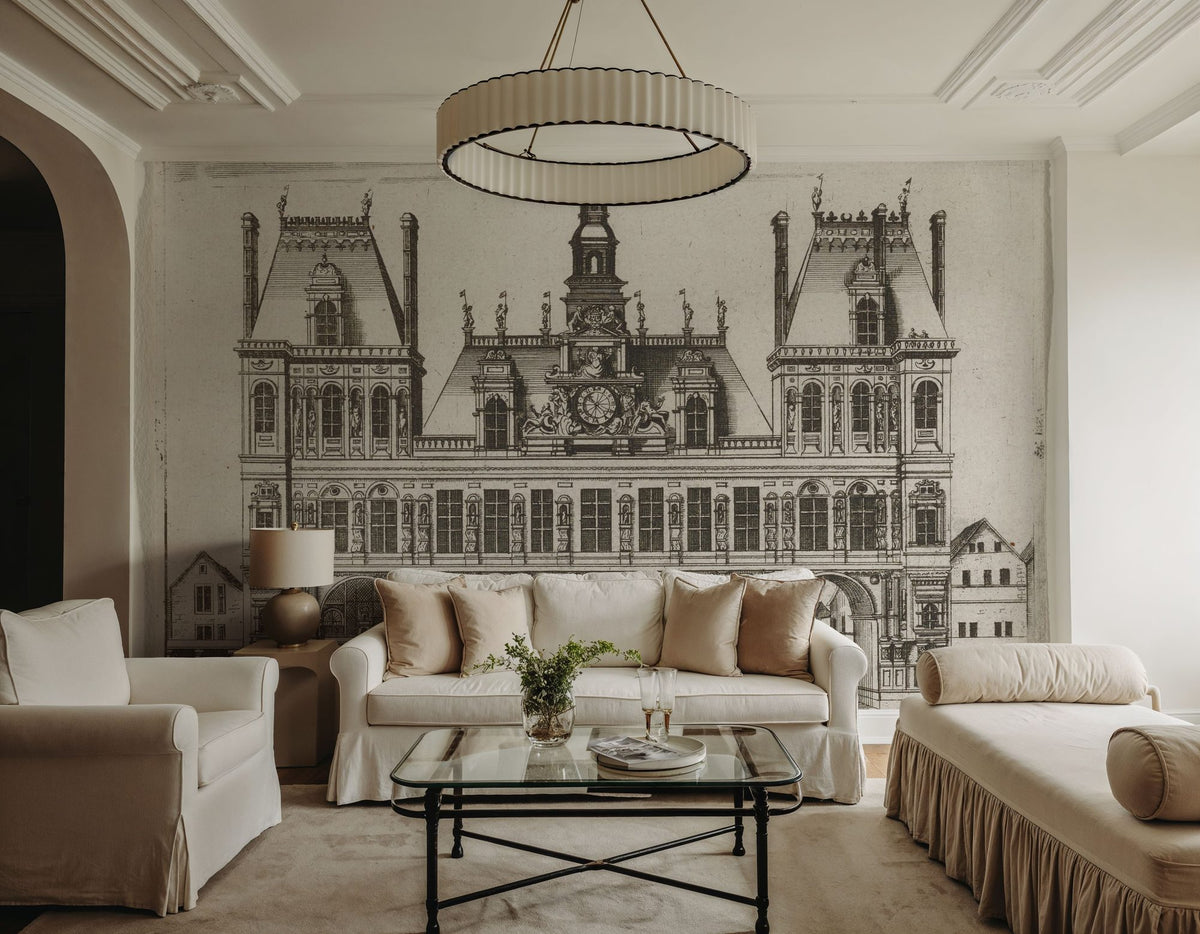 Dwellpaper L'Hostel De Ville De Paris Mural Wallpaper image 5
