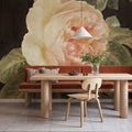 Heirloom Pink Rose Mural Wallpaper - room preview 05