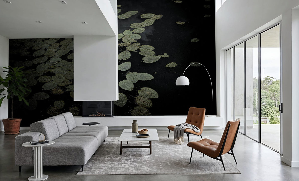 The Leaf and the Depth Mural Wallpaper - room preview 05