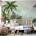 Overlooking Treetops Mural Wallpaper - room preview 05