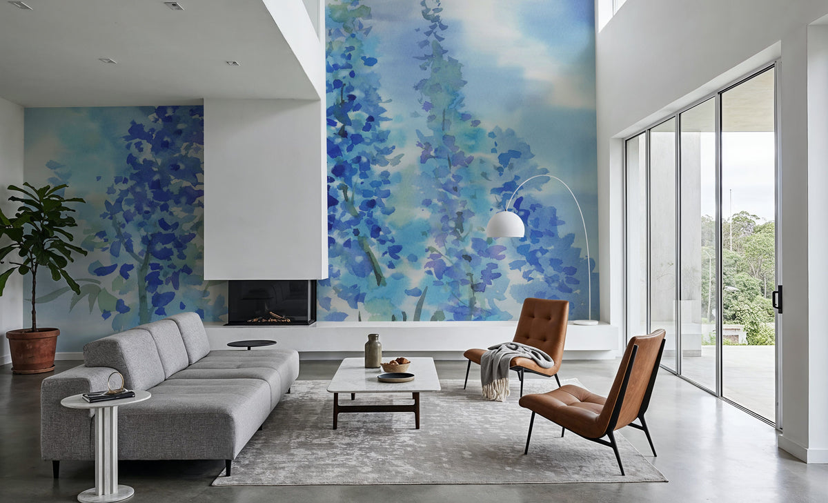 Ethereal Bloom Mural Wallpaper - room preview 05