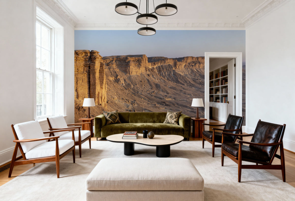 Golden Sandstone Mural Wallpaper - room preview 05