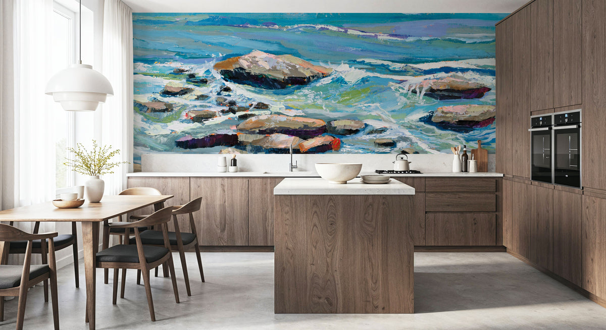 Stepping Stones Mural Wallpaper - room preview 05