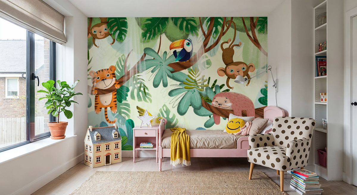 Treetop Chill Mural Wallpaper - room preview 05