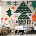Warm Wishes IV Mural Wallpaper - room preview 05
