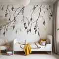 Catkins in Plaster I Mural Wallpaper - room preview 05