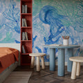Jellyfish Garden Mural Wallpaper - room preview 05
