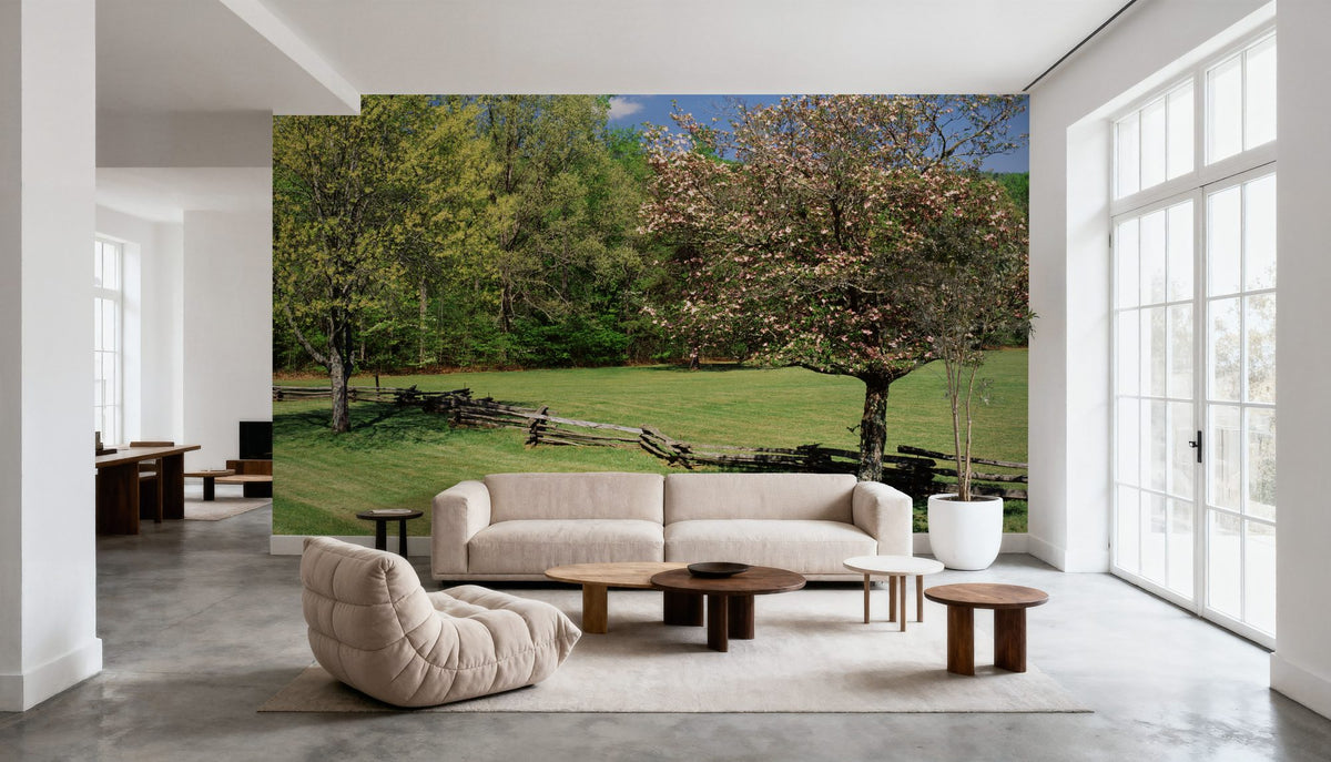 Pisgah National Forest Mural Wallpaper - room preview 05