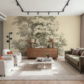 Tree Study II Dark Mural Wallpaper - room preview 05