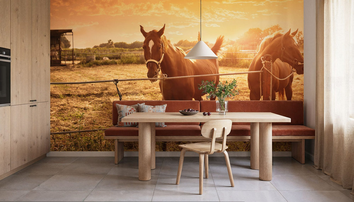 Sunset Companions Mural Wallpaper - room preview 05