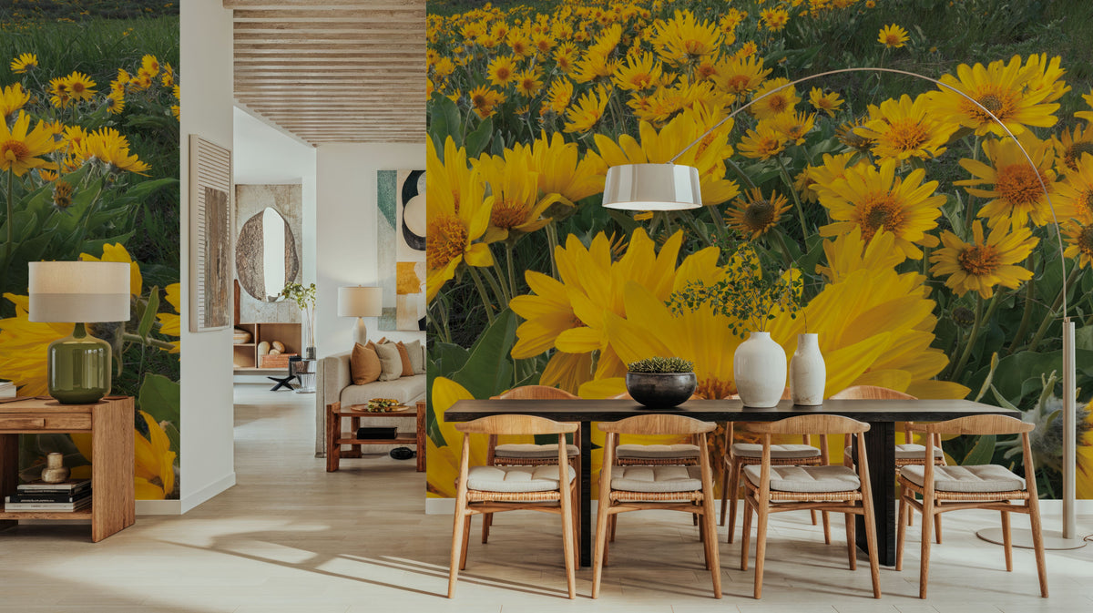 Methow Valley Wildflowers II Mural Wallpaper - room preview 05