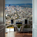 San Francisco Cityscape Mural Wallpaper - room preview 05