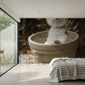 In the Garden Hello Mural Wallpaper - room preview 05