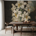 Temple of Flora White Mural Wallpaper - room preview 05