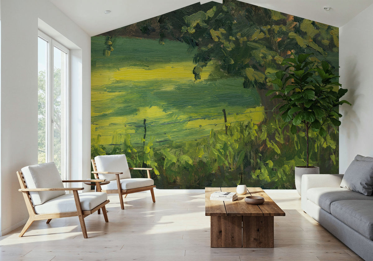 Early Morning Pasture Mural Wallpaper - room preview 05