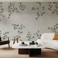 Rambling Rose, Ivory on Cloud Mural Wallpaper - room preview 05