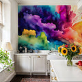 Rainbow Explosion Mural Wallpaper - room preview 05