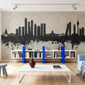 Colombo Sri Lanka Skyline Concrete Mural Wallpaper - room preview 05