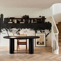 Winnipeg Canada Skyline Black & White Mural Wallpaper - room preview 05