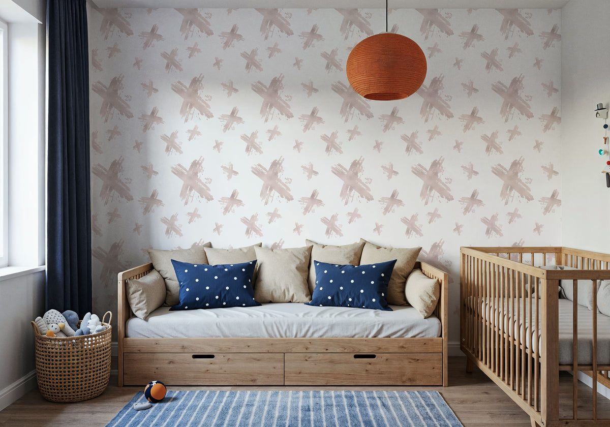 Pink Love Letter Mural Wallpaper - room preview 05