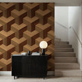Infinity Wood Mural Wallpaper - room preview 05