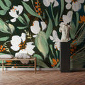 Evening Paperwhites Mural Wallpaper - room preview 05