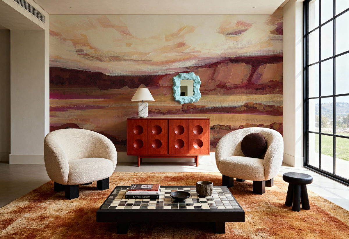 Mauve Mesa III Mural Wallpaper - room preview 05