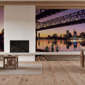 Urban Twilight Crossing Mural Wallpaper - room preview 05