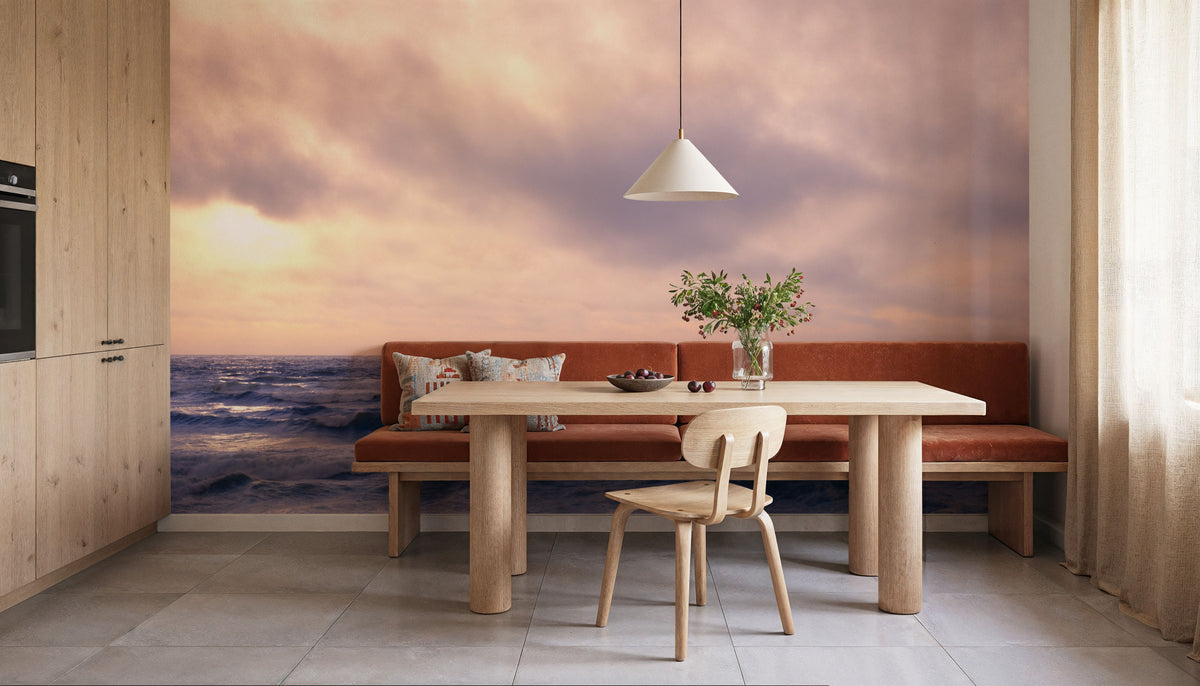 Lavender Horizon Mural Wallpaper - room preview 05