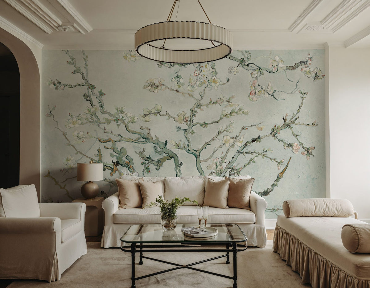 Almond Blossom, Crisp Air Mural Wallpaper - room preview 05