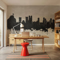Rio De Janeiro Brazil Skyline Concrete Mural Wallpaper - room preview 05