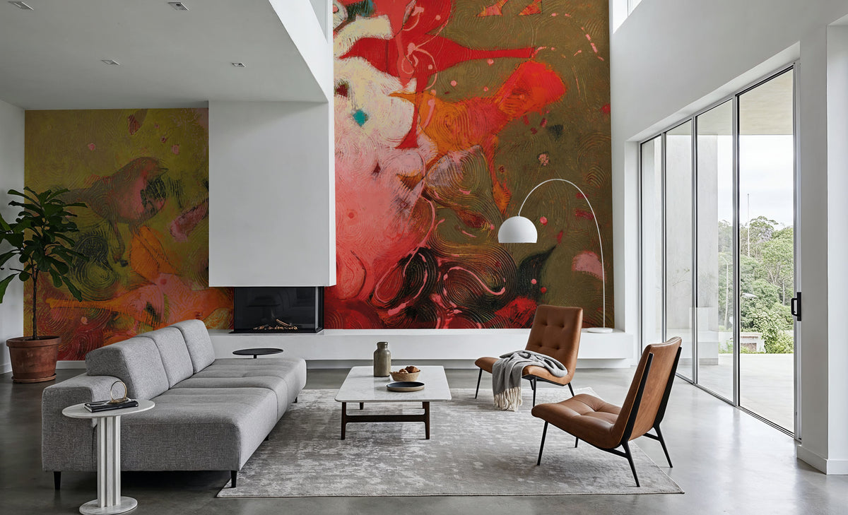 Birdy Boots Mural Wallpaper - room preview 05