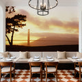 Golden Sunset Bridge Mural Wallpaper - room preview 05