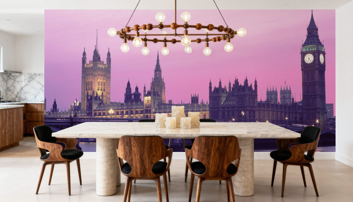 London Twilight Splendor Mural Wallpaper - room preview 05