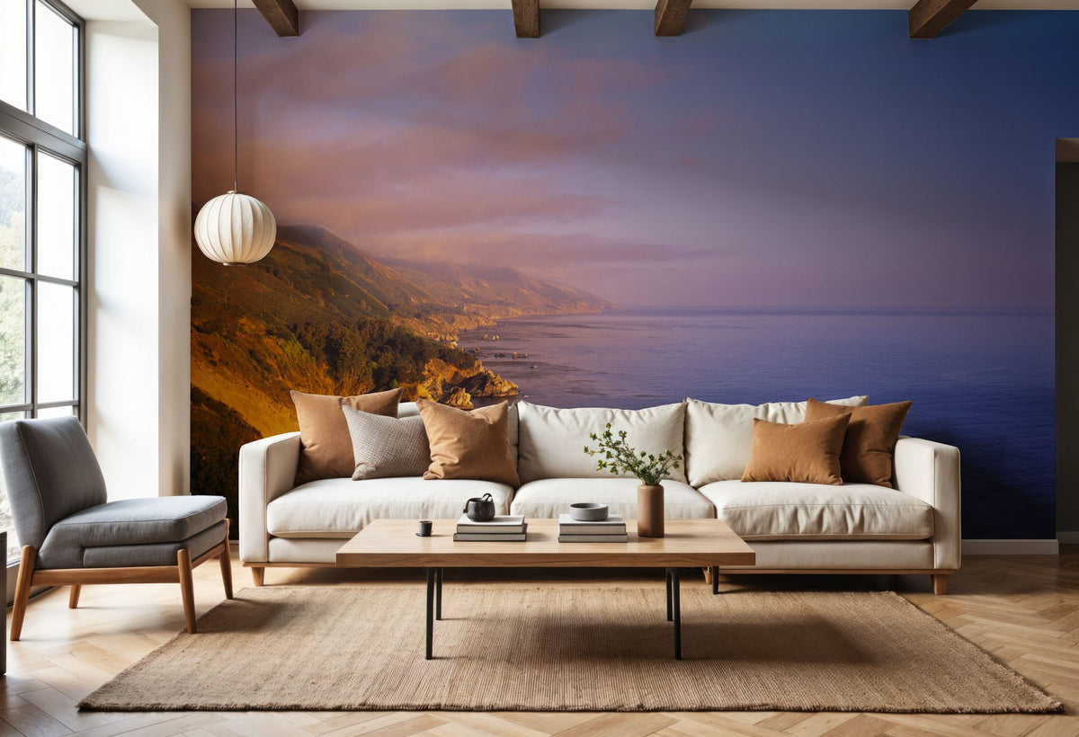 Golden Coast Majesty Mural Wallpaper - room preview 05