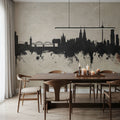 Cologne Germany Skyline Concrete Mural Wallpaper - room preview 05