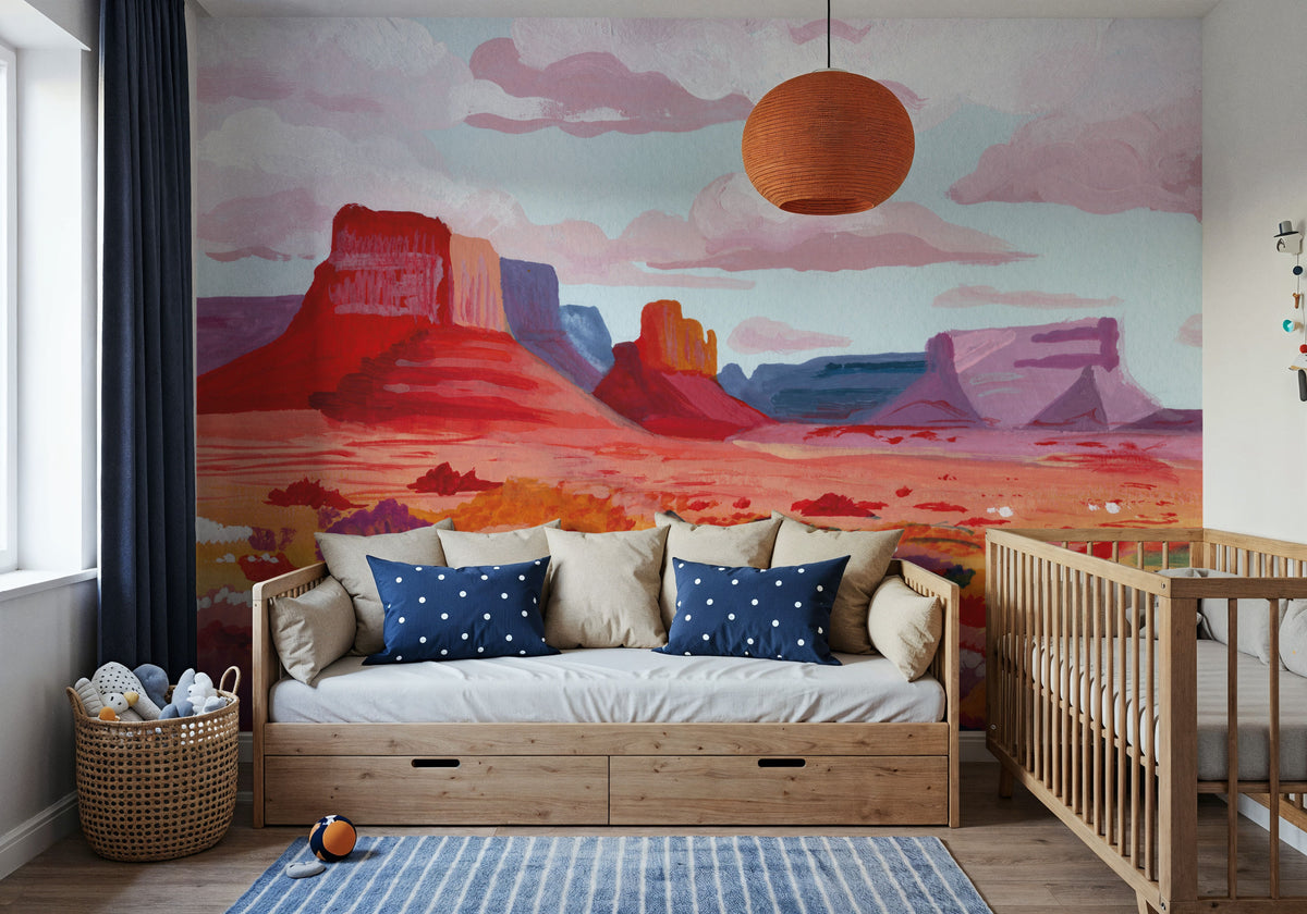 Desert in Bloom Mural Wallpaper - room preview 05