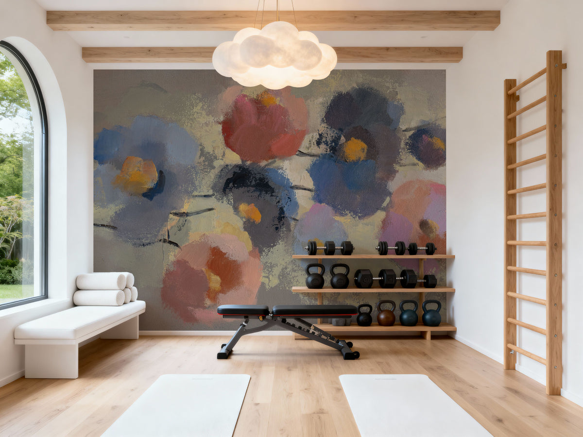 Delicate Floral I Mural Wallpaper - room preview 05