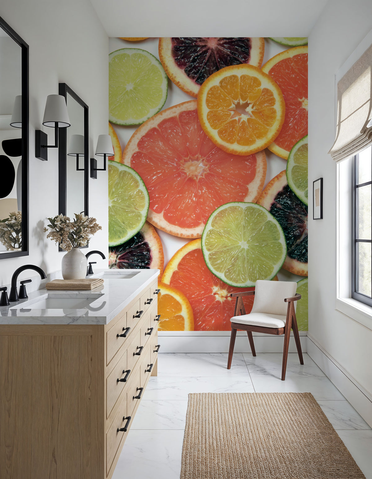 Sunny Citrus IV Mural Wallpaper - room preview 05