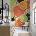 Sunny Citrus IV Mural Wallpaper - room preview 05