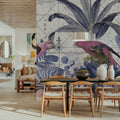 Exotic Wildlife VI-II Mural Wallpaper - room preview 05